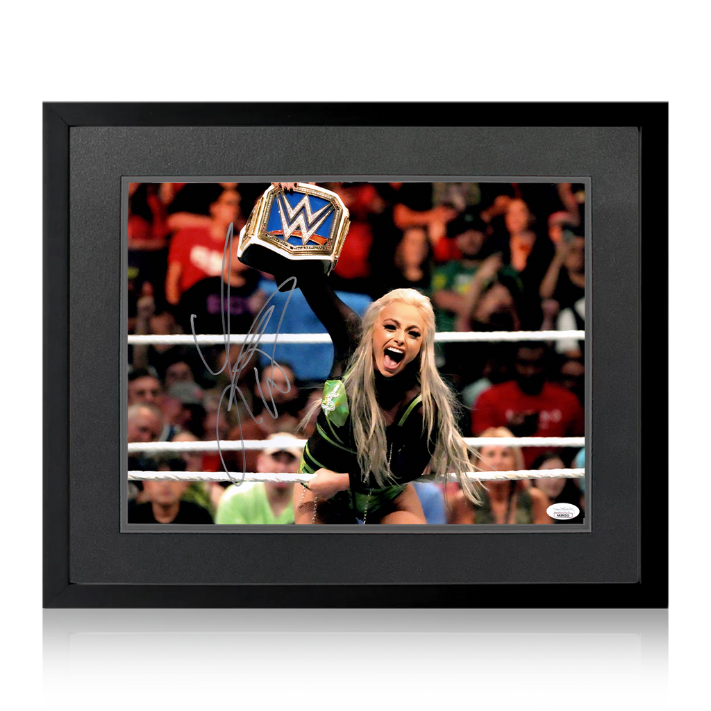 Liv Morgan Signed Image Deluxe Mount Frame (JSA)