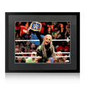 Liv Morgan Signed Image Deluxe Mount Frame (JSA)