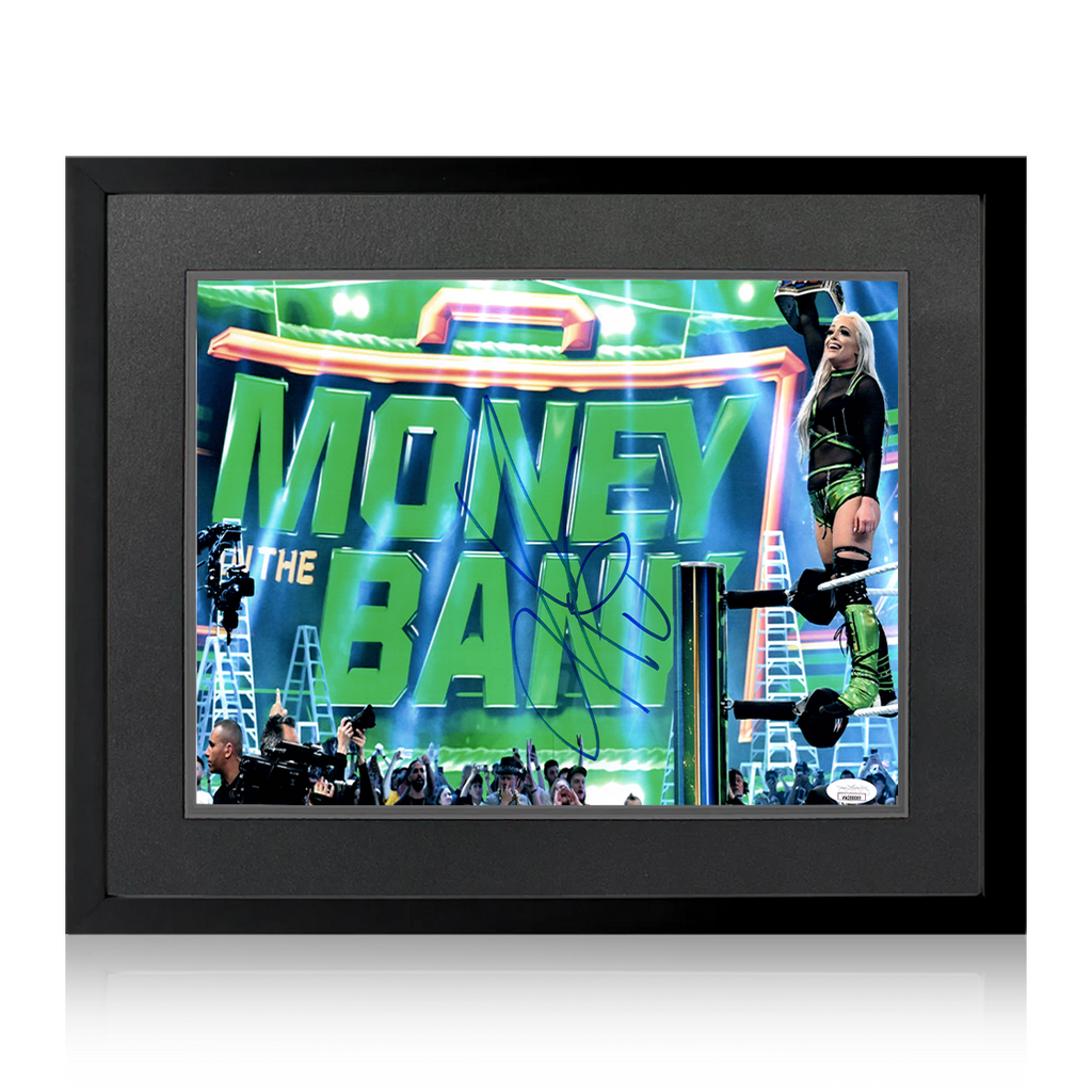Liv Morgan Signed Image Deluxe Mount Frame (JSA)
