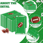 LKITMIUT 100 Pcs Football Napkins – Football Theme Party Supplies
