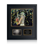 Luke Littler 2026 World Champion Signed Cut 2/9 Compact Frame