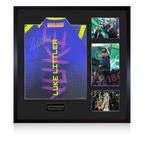 Luke Littler 2026 World Champion Signed Shirt Elite Frame.