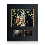 Luke Littler 2026 World Champion Signed Cut 5/9 Compact Frame
