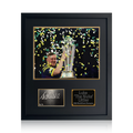 Luke Littler 2026 World Champion Signed Cut 7/9 Compact Frame