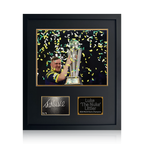 Luke Littler 2026 World Champion Signed Cut 7/9 Compact Frame