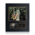 Luke Littler 2026 World Champion Signed Cut 9/9 Compact Frame