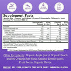 Llama Naturals Elderberry Gummies for Kids — Vegan Organic Immune Support with Vitamin C & Zinc (120 Ct)