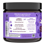 Llama Naturals Elderberry Gummies for Kids — Vegan Organic Immune Support with Vitamin C & Zinc (120 Ct)
