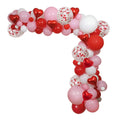LLHFLY Valentines Balloons Arch Kit | 110 PCS Red Pink White Party Decor