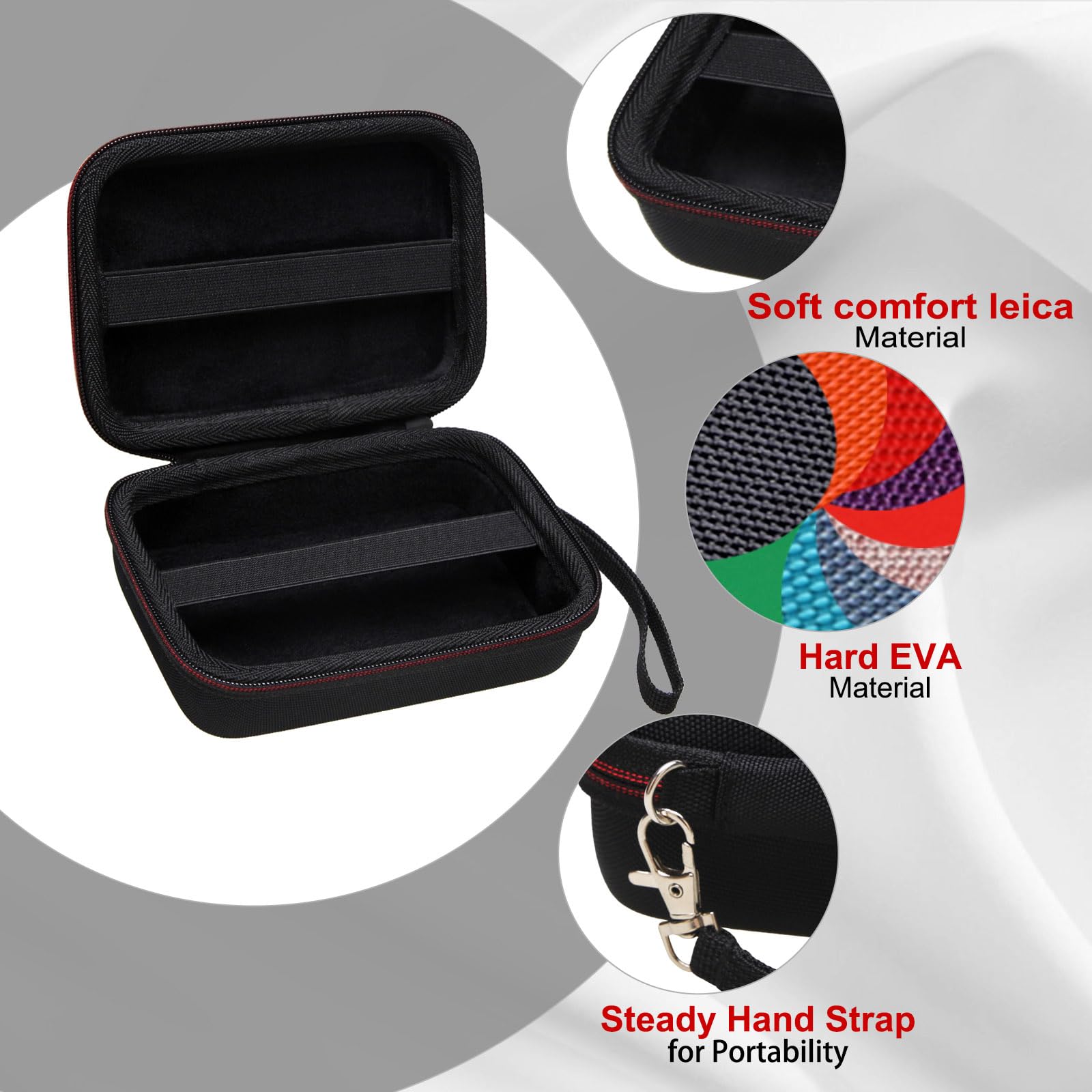 L LTGEM 300+ Card Game Case – Case Only | Compatible with Pokemon, UNO, Piles, Phase 10, Exploding Kittens, Skyjo, Go Fish, Monopoly Deal