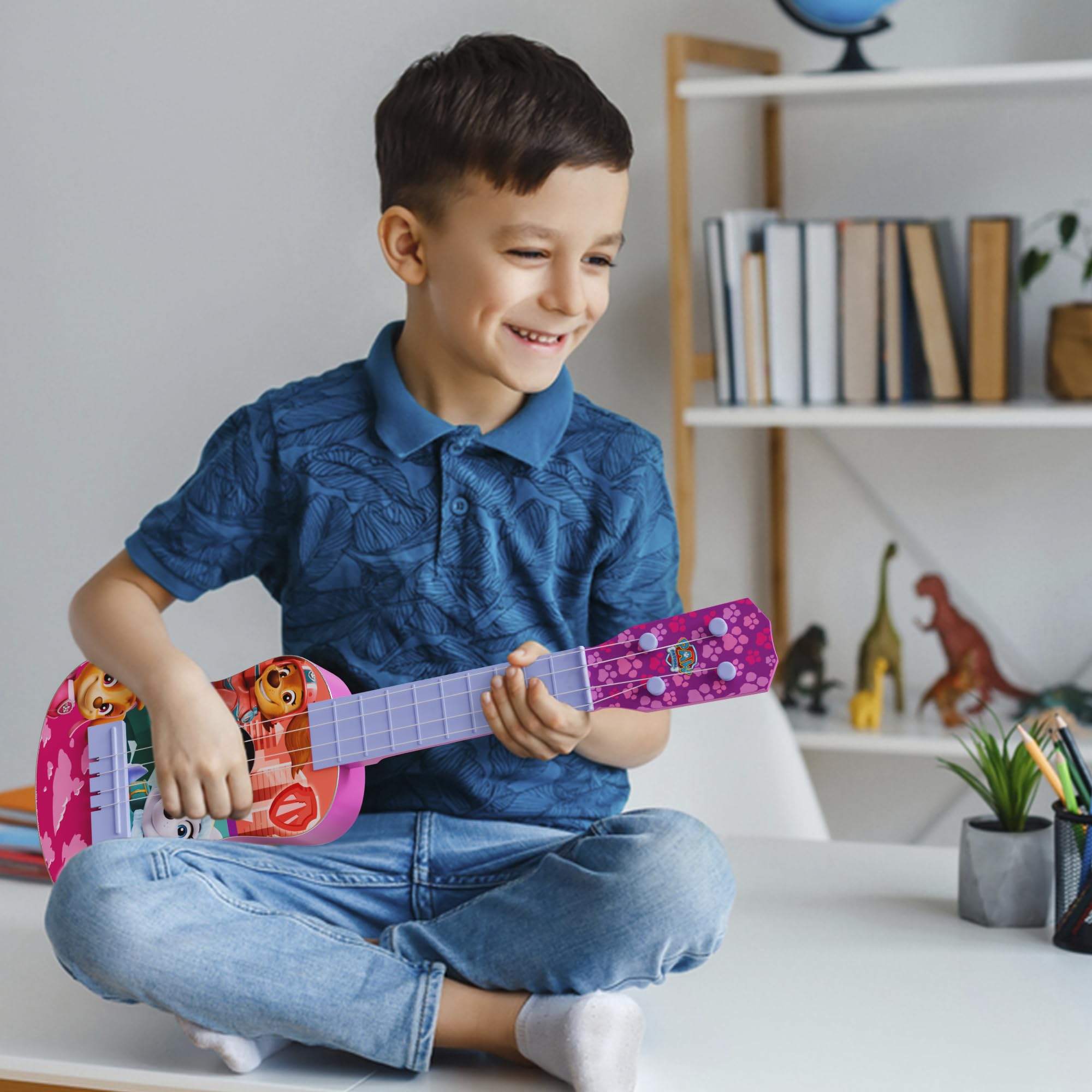 Lollipop Paw Patrol Party Ukulele – Beginner 4-String Mini Guitar for Toddlers