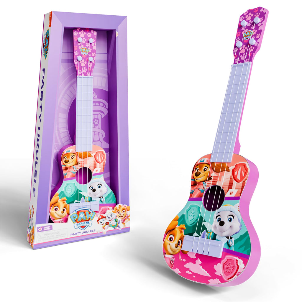 Lollipop Paw Patrol Party Ukulele – Beginner 4-String Mini Guitar for Toddlers