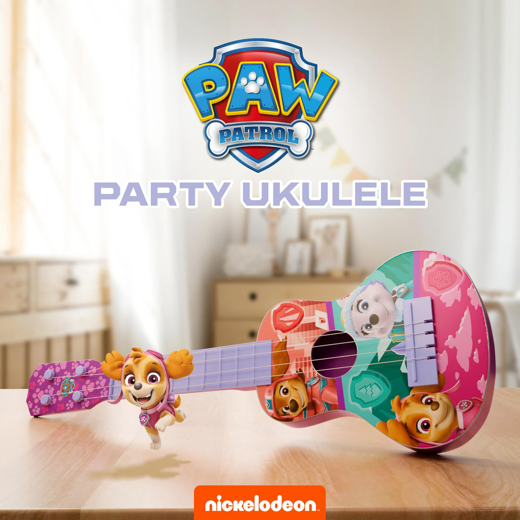 Lollipop Paw Patrol Party Ukulele – Beginner 4-String Mini Guitar for Toddlers
