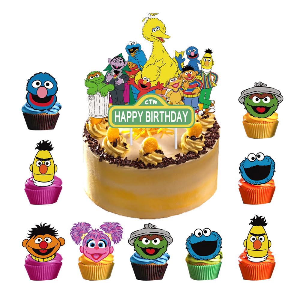 Losede 25Pcs Cake Toppers - Cupcake & Cake Decorations (Style 9)