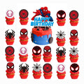 Losede 25PCS Cake Toppers – Birthday Cupcake Decorations (Style 5)