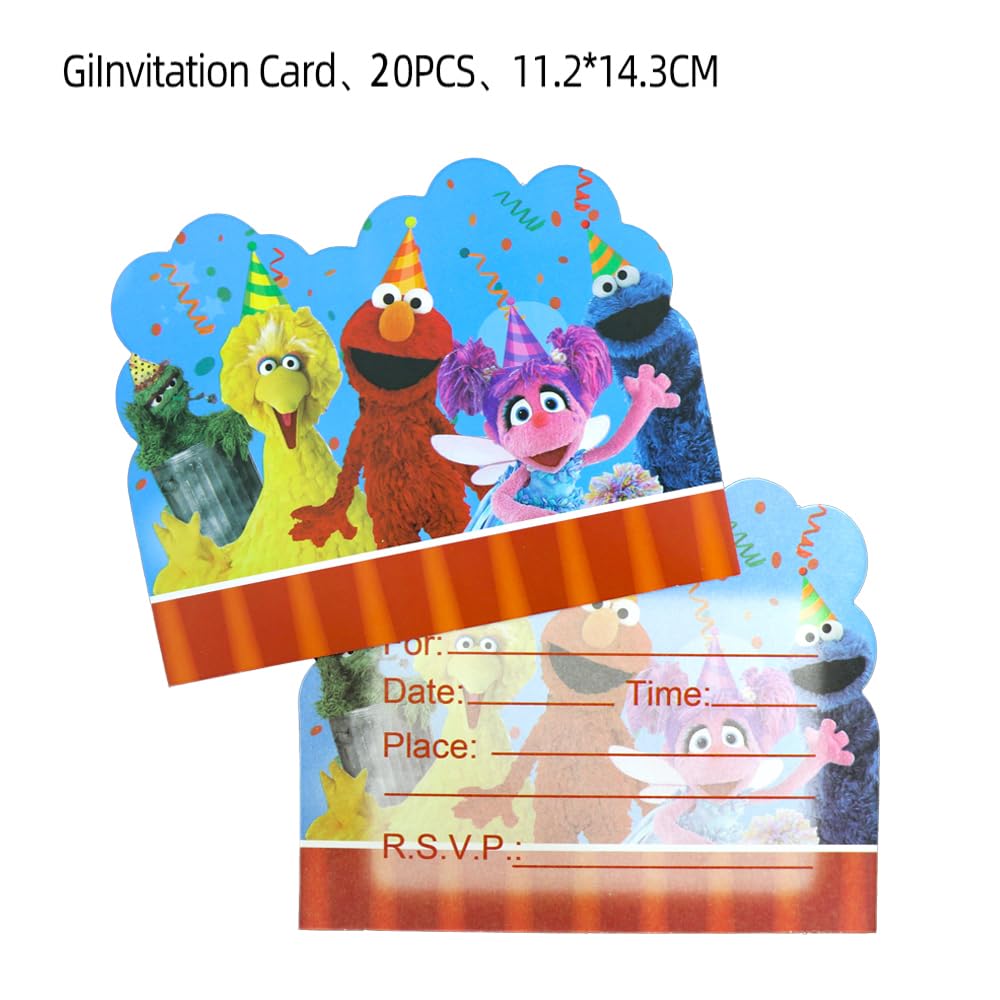 Losede 20pcs Birthday Party Invitations Style 10 | Kids Party Supplies