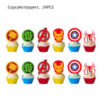 Losede 25Pcs Cake Toppers – Birthday Party Decorations (Style 4)