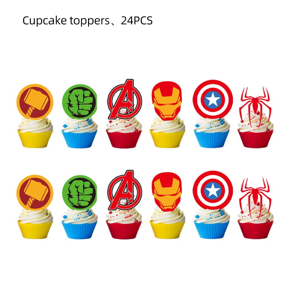 Losede 25Pcs Cake Toppers – Birthday Party Decorations (Style 4)