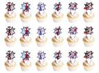 Losede 24-Pcs Cartoon Cake Toppers – Cupcake & Cake Decor (Style 7)