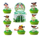 Losede 25-Piece Cake Toppers Set | Cupcake Toppers & Cake Decorations for Birthday Parties (Style 6)