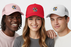 MEHZO LOVE IS LOVE Retro Trucker Cap | Flexfit 6606