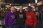 MEHZO LOVE IS LOVE Recycled polyester Unisex Pullover Hoodie | Champion S1051