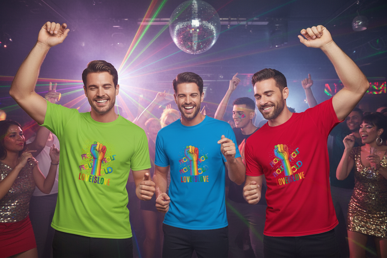 MEHZO LOVE IS LOVE Men’s Performance T-Shirt | C2 Sport 5100