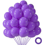 LovesTown 110PCS Purple Balloons – 12-Inch Latex Party Arch & Garland Set