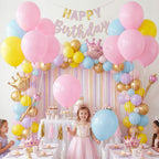 LovesTown 15 PCS Pastel Pink Balloons (18in) - Light Pink Latex Garland Arch Kit for Baby Showers & Birthdays