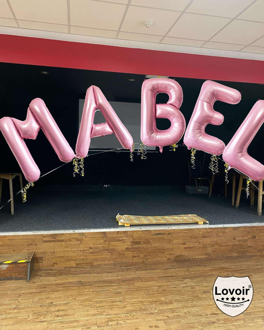 Lovoir Pink Letter G Balloons - 40 Inch Pastel Pink Foil Mylar Balloon for Birthday & Anniversary