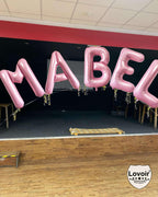 Lovoir Pink Letter G Balloons - 40 Inch Pastel Pink Foil Mylar Balloon for Birthday & Anniversary
