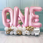 Lovoir Pink Letter G Balloons - 40 Inch Pastel Pink Foil Mylar Balloon for Birthday & Anniversary