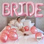 Lovoir Pink Letter G Balloons - 40 Inch Pastel Pink Foil Mylar Balloon for Birthday & Anniversary