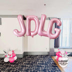 Lovoir Pink Letter G Balloons - 40 Inch Pastel Pink Foil Mylar Balloon for Birthday & Anniversary