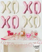Lovoir Pink Letter G Balloons - 40 Inch Pastel Pink Foil Mylar Balloon for Birthday & Anniversary