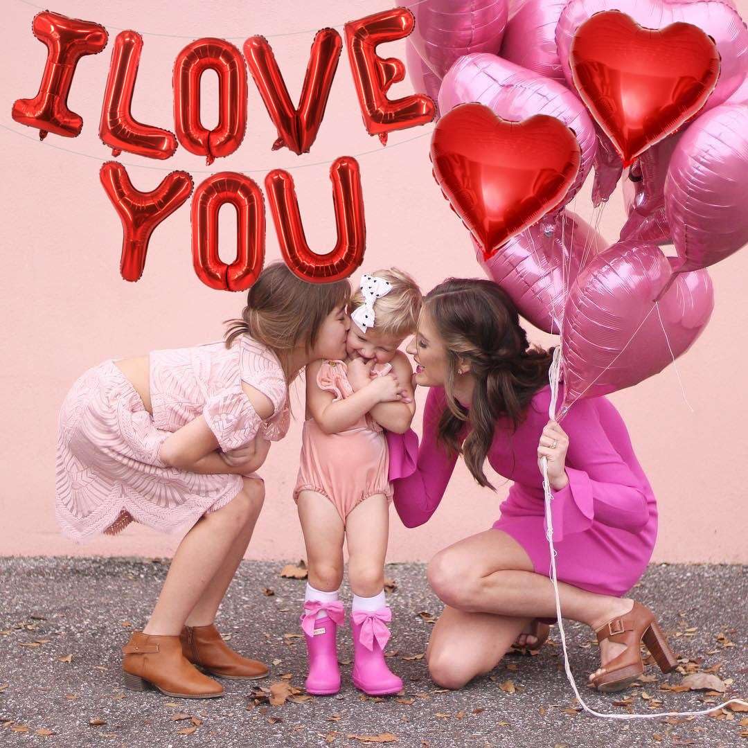Lovoir 16-Inch Red I LOVE YOU Balloons – 10 Pcs, Valentine’s Day Banner for Weddings & Parties