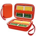 L LTGEM 300+ Card Game Case Orange (Case Only) – Fits Pokemon TCG, UNO, Piles & More