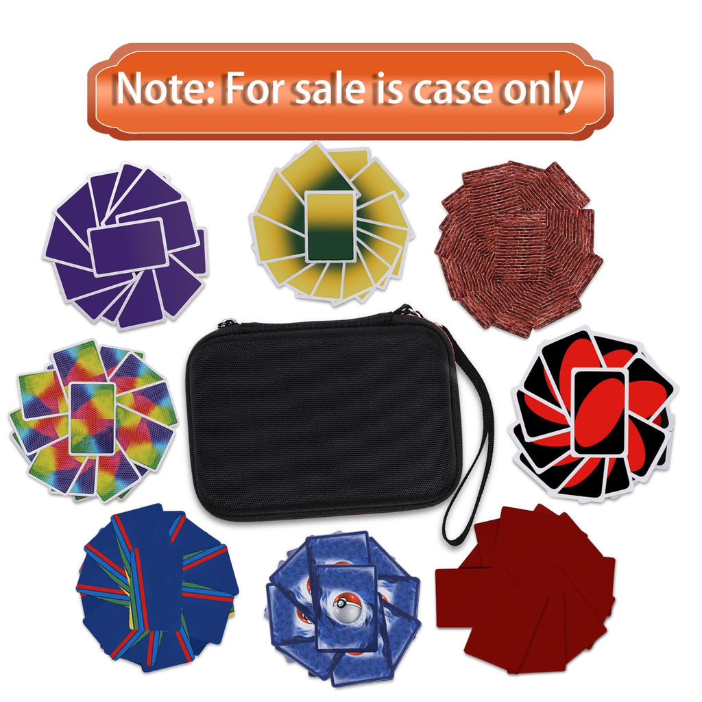L LTGEM 300+ Card Game Case Orange (Case Only) – Fits Pokemon TCG, UNO, Piles & More