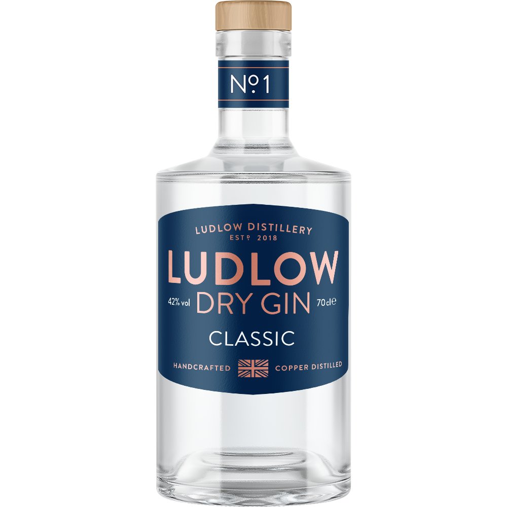 Ludlow Distillery Dry Gin No. 1, 70cl