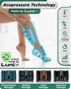 Lunix LX21 FSA Feet Massager with Remote – Shiatsu, Heat Therapy & Calf Massage