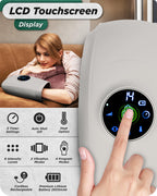 Lunix LX7 Hand Massager – LCD Touchscreen, Heated Air Compression, Cordless