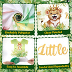 LUUFILx Lion Baby Shower Decorations – A Little King on His Way Banner & Safari Party Supplies