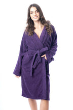 Daisy Dreamer Womens Bath Robe 100 Percent Cotton Terry Towelling Ultra-Absorbent Soft Cozy Dressing Gown For Home Spa Gym Travel