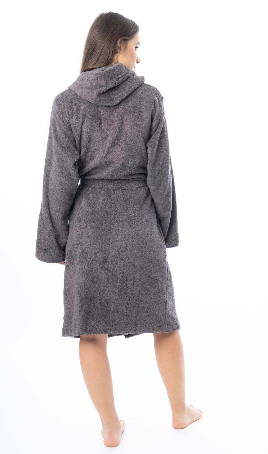 Daisy Dreamer Womens Bath Robe 100 Percent Cotton Terry Towelling Ultra-Absorbent Soft Cozy Dressing Gown For Home Spa Gym Travel