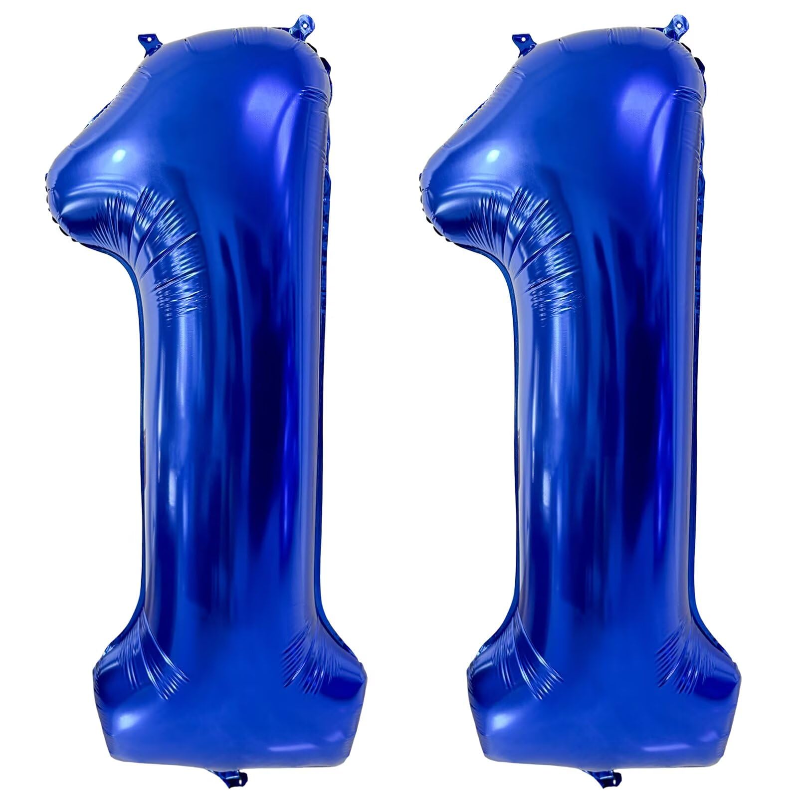 LVMOQIQIU 40-Inch Navy Blue 11 Foil Number Balloons | Birthday Decor