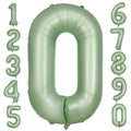 LVMOQIQIU 40in Olive Green 0 Balloon – Large Foil Number Balloons for Parties