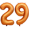 LVMOQIQIU 40-Inch Orange Foil Number Balloons – 29 or 92 for Birthday & Event Decor