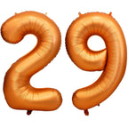 LVMOQIQIU 40-Inch Orange Foil Number Balloons – 29 or 92 for Birthday & Event Decor