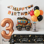 LVMOQIQIU 40 Inch Orange Foil Balloon | Number Balloons 0-9 for Birthday & Event Decor