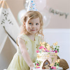 LXASIY 39PCS Fairy Cake Toppers – Pink Mushroom, Flowers & Butterflies for Fairy Party & Baby Shower